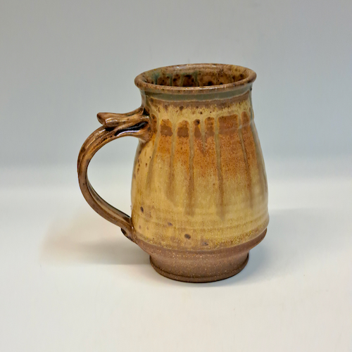 #230722 Mug Yellow/Brown/Moss $19 at Hunter Wolff Gallery